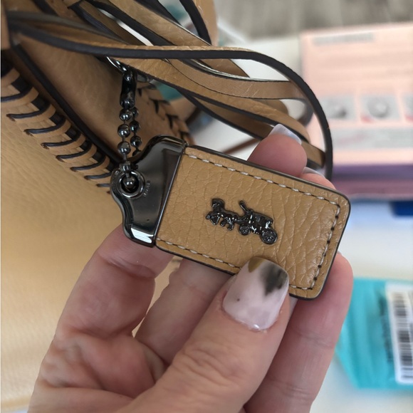 COACH 1941 Whiplash Pebble Leather Whipstich & Fringew/Rivets Saddle - Picture 10 of 13